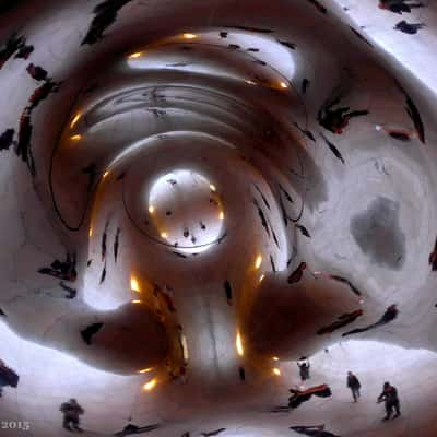 A view of the Cloud Gate, USA