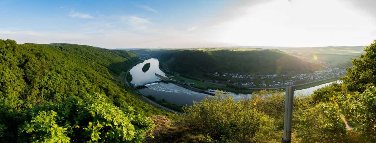 Aussichtspunkt oberhalb von Niederfell