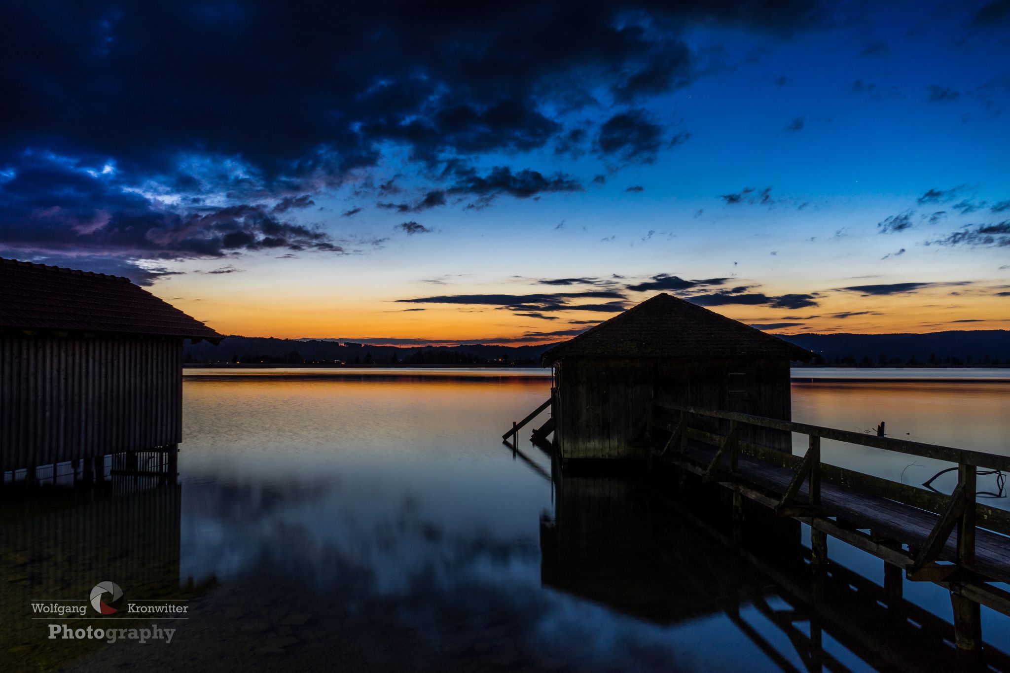 Boathouse at Kochelsee, Germany