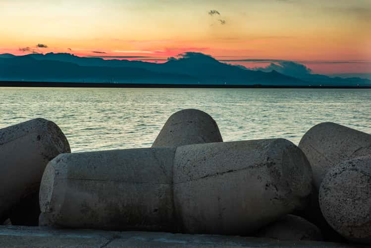 Braccio del molo porto di Cagliari