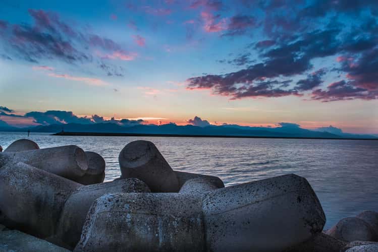 Braccio del molo porto di Cagliari