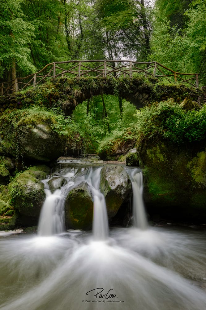 Classic View of Schiessentümpel Cascade, Luxembourg