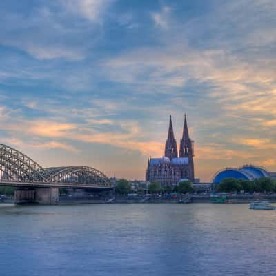 Cologne Cathedral and Bridge, Germany