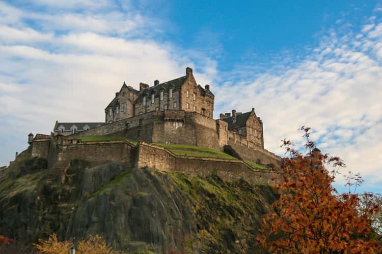 Edinburgh Castle, North West View