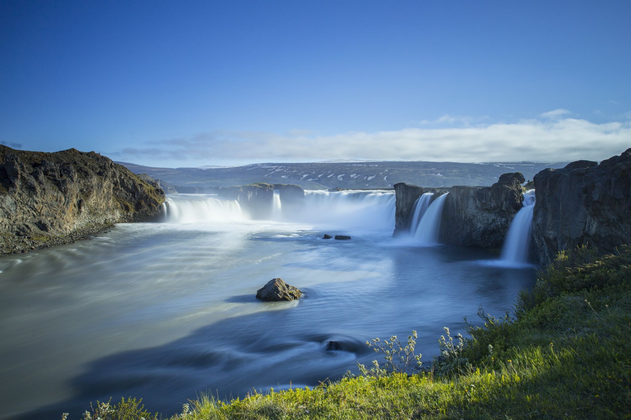 Godafoss Waterfall in Iceland, Iceland