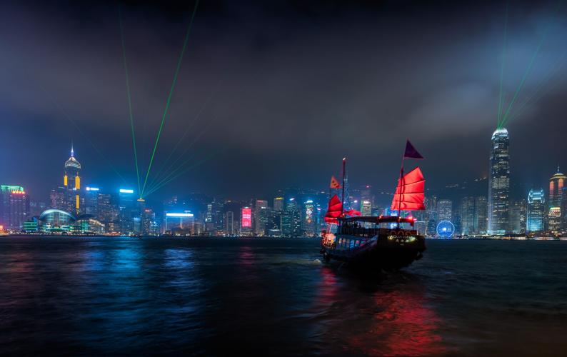 Hong Kong Junk Boats