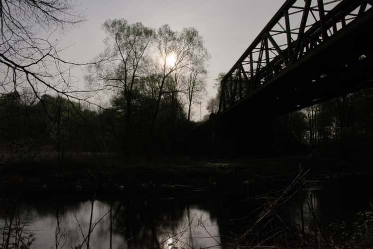 Ideal Full-Moon Place at river Wupper