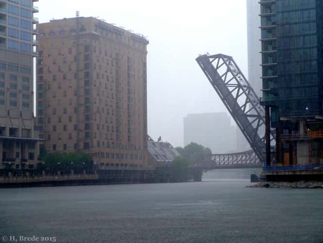 It's raining in Chicago