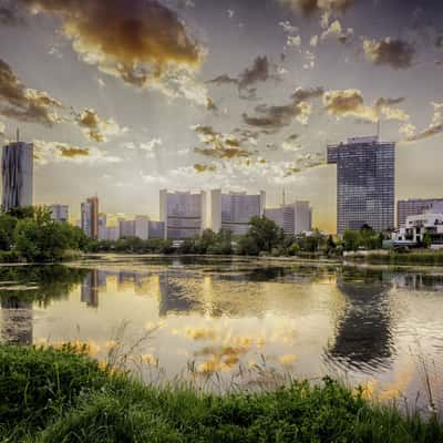 Uno city, Kaiserwasser, Vienna, Austria