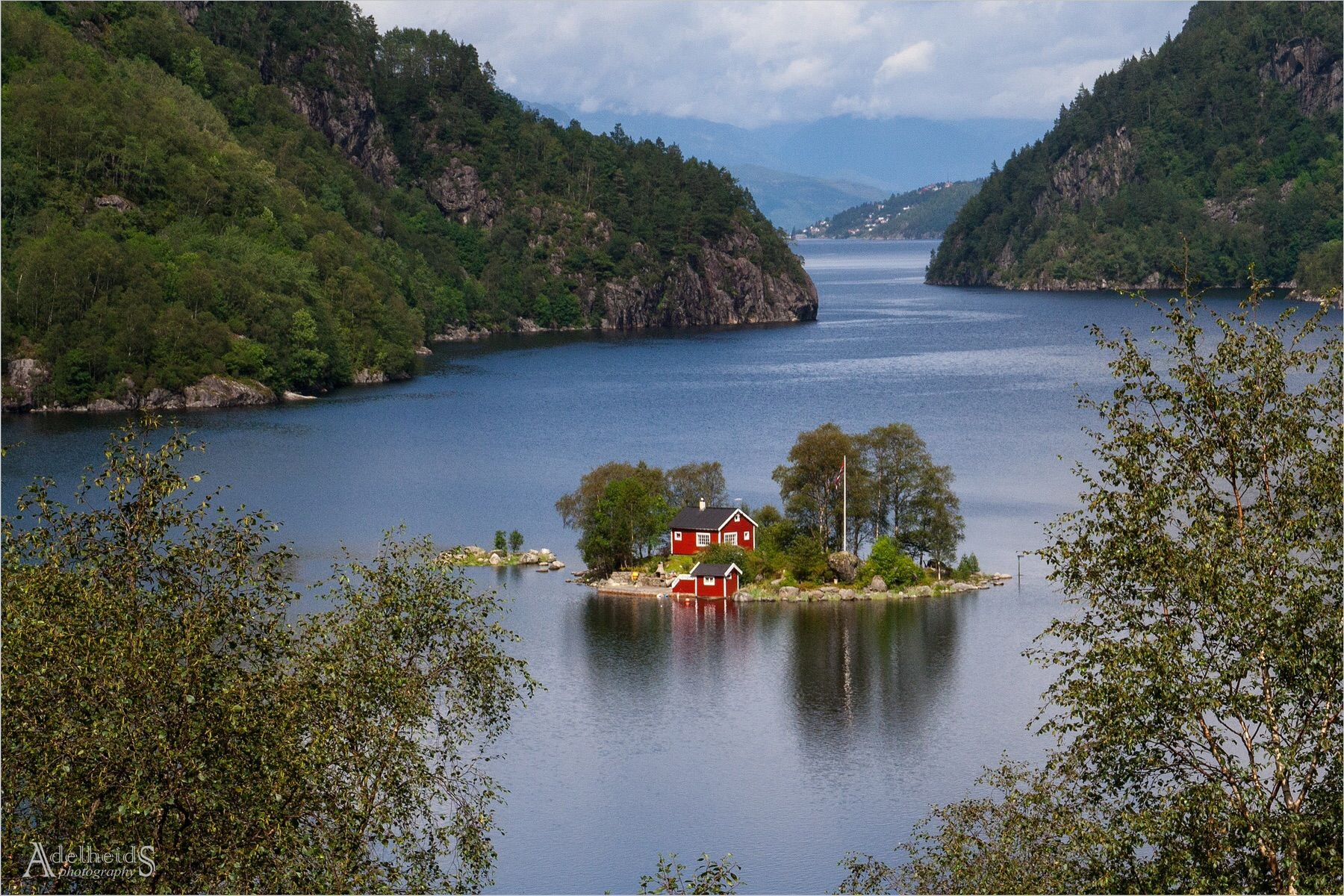 Island of Lovrafjorden, Norway