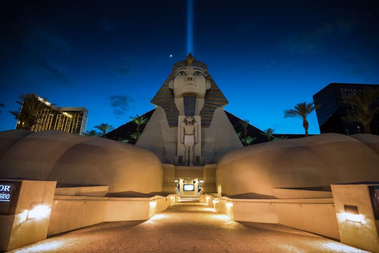 Luxor Sphinx & Pyramid