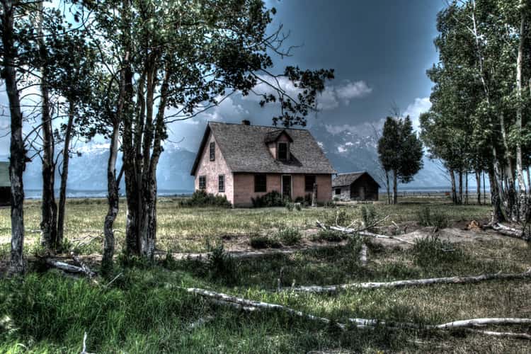Next to the Moulton Barn, Wyoming