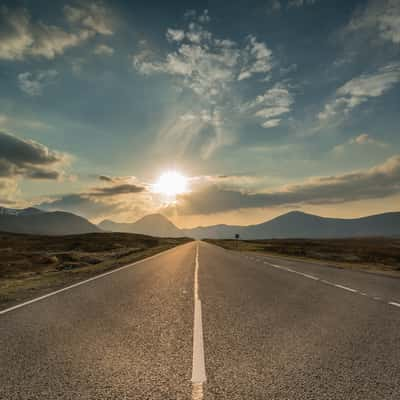 Road to Glen Coe, Scotland, United Kingdom