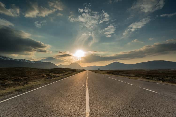 Road to Glen Coe, Scotland