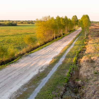 Road to Lengener Meer, Germany