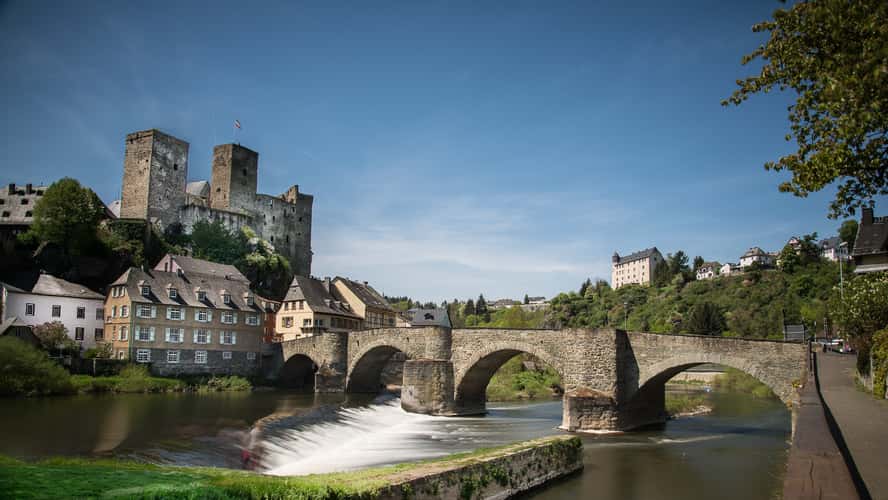 Runkel Castle above the Lahn