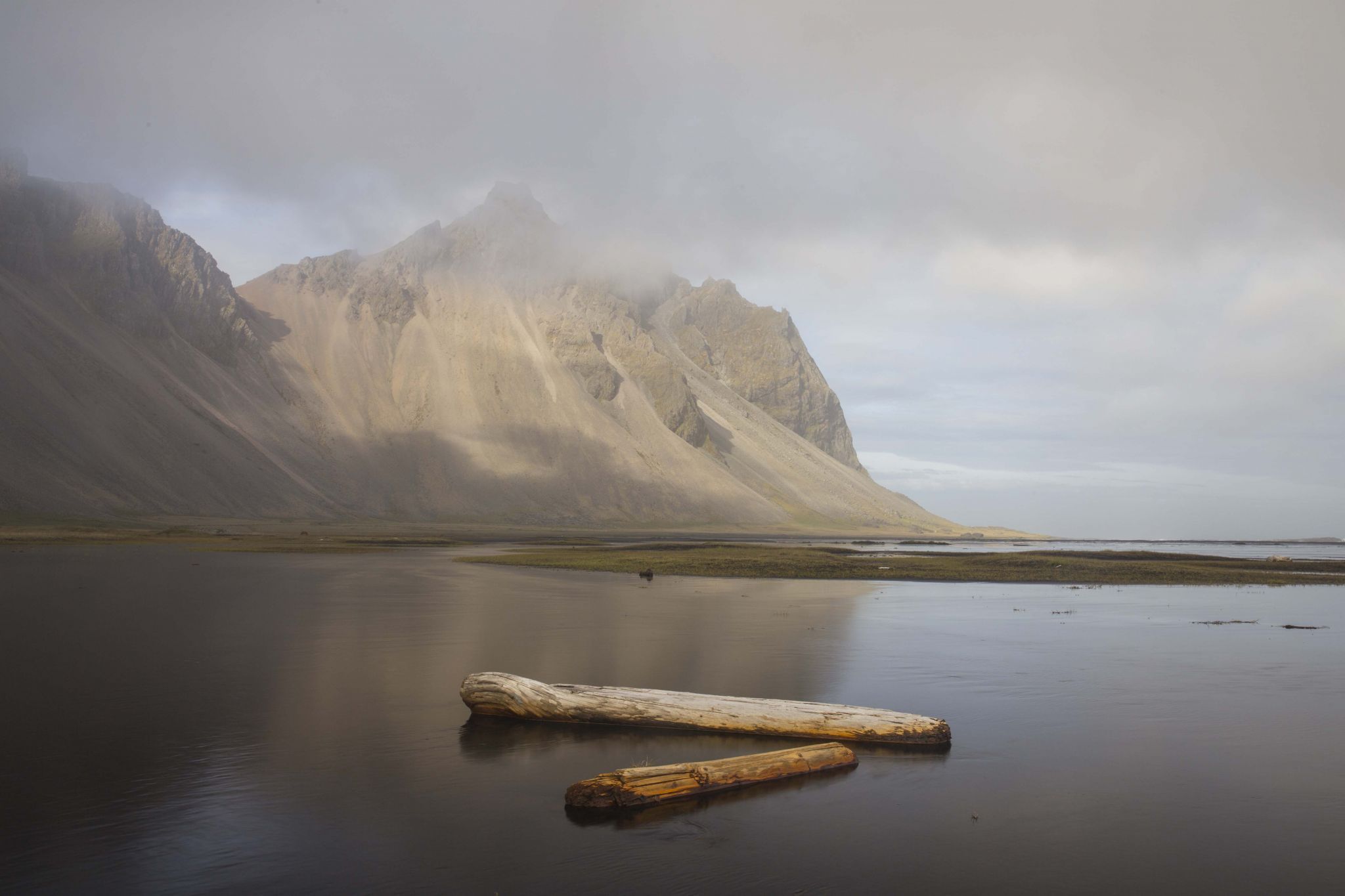 Vestrahorn from the beach, Stokkness, Iceland