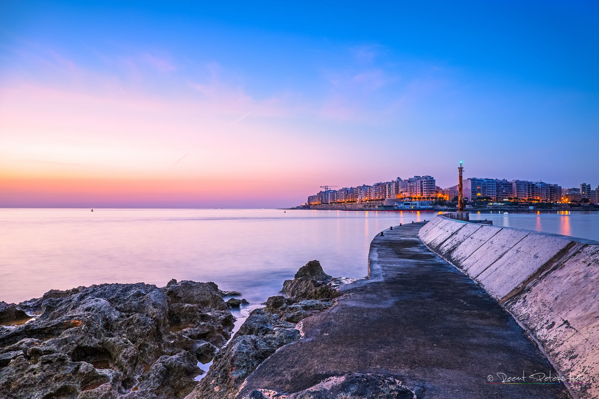 Sunrise over Sliema, Malta