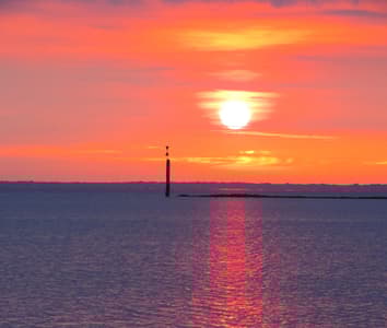 Sunset at the beach