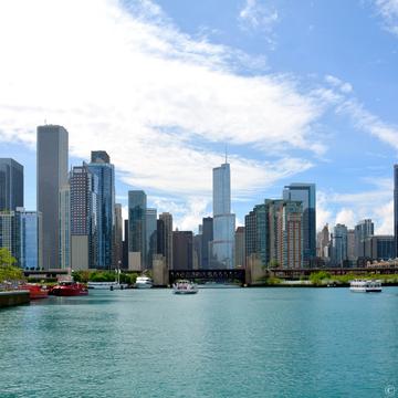 The Chicago Skyline,, USA