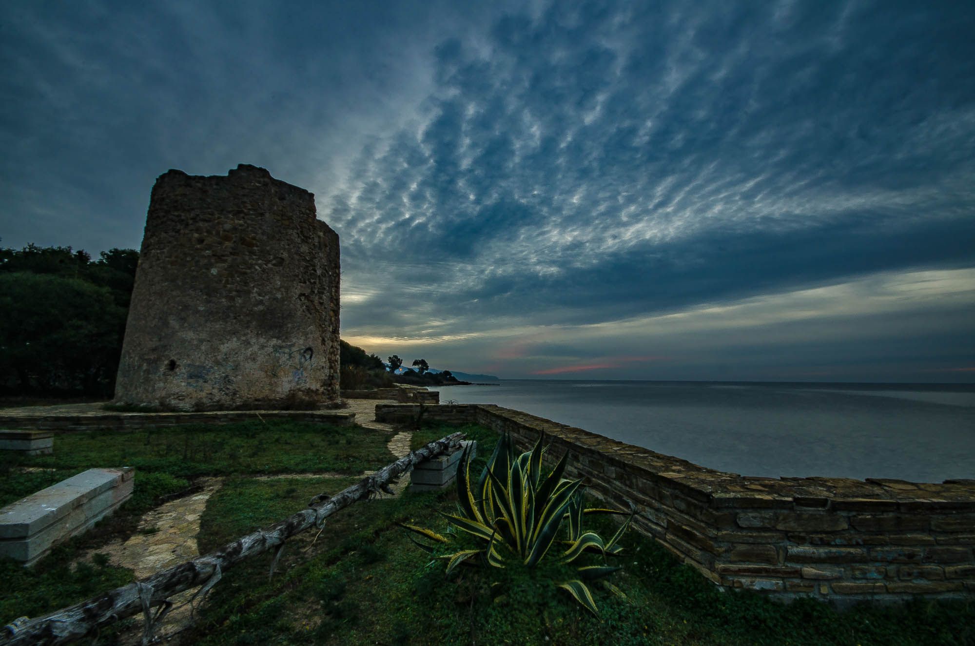 Torre spagnola Quartu sant' Elena, Italy