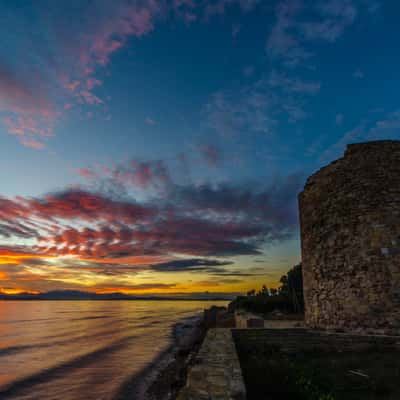 Torre spagnola Quartu sant' Elena, Italy