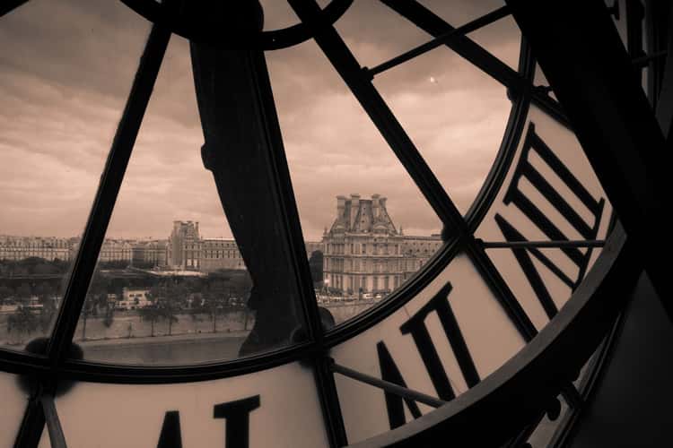 View from 5th floor of Musee d'Orsay, Paris