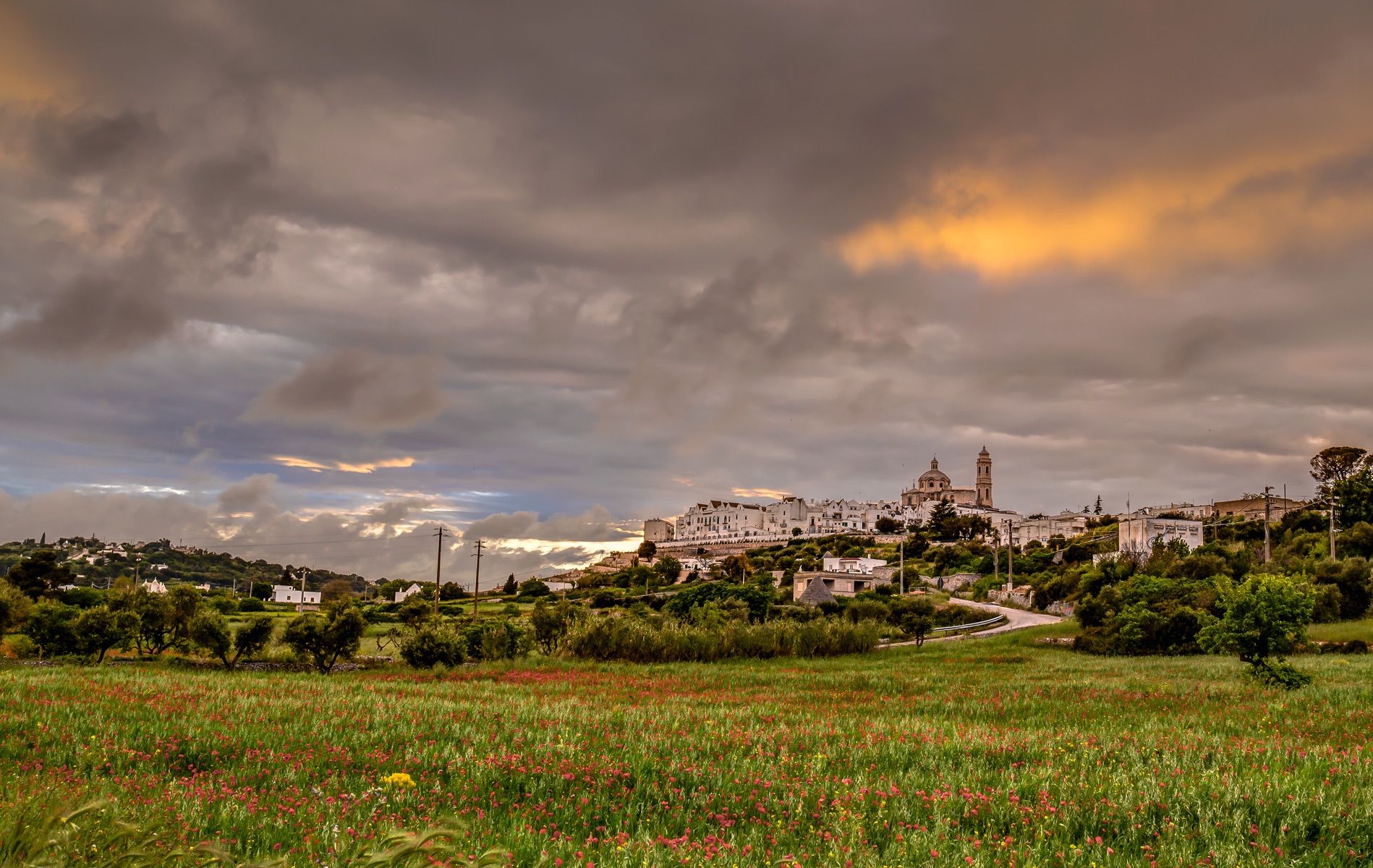 View of Locorotondo, Puglia, Italy