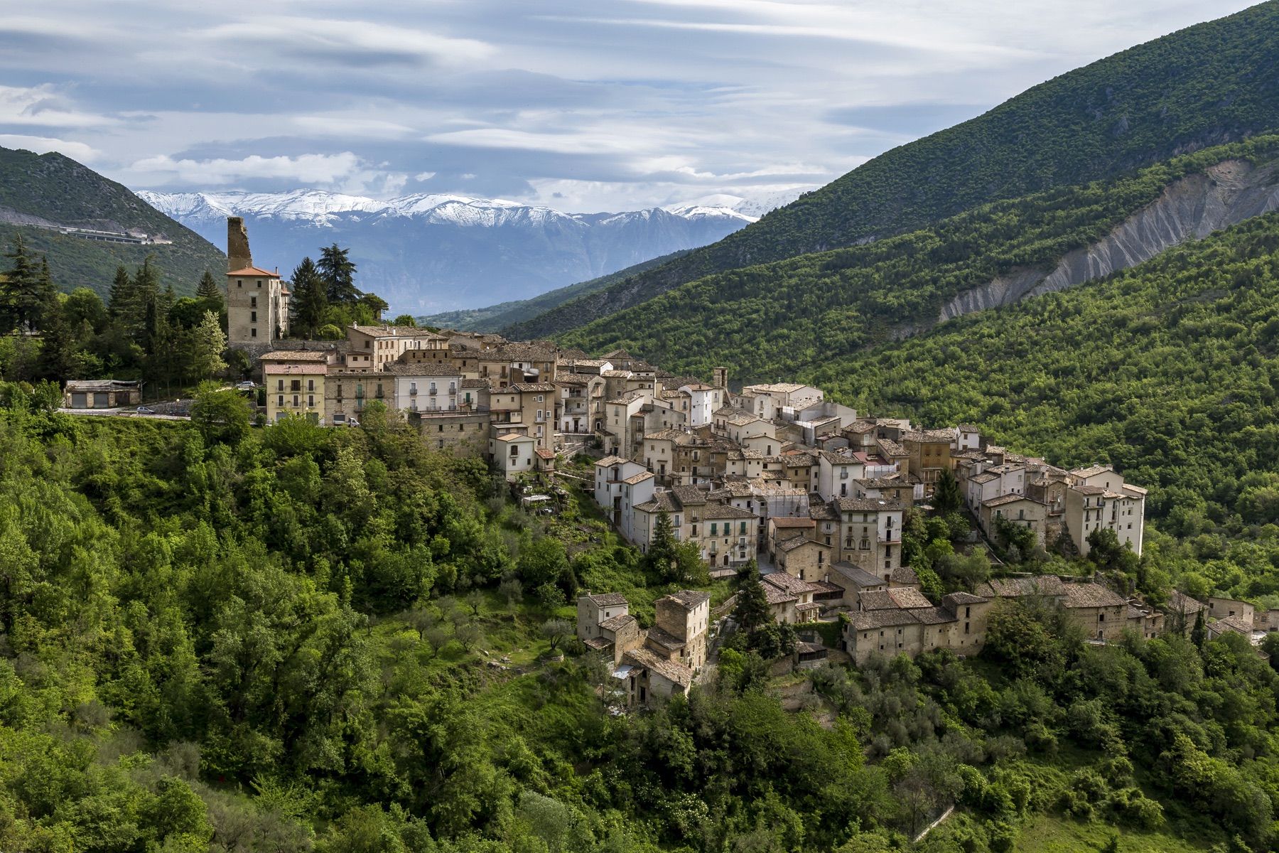 View over Anversa, Abruzzo, Italy, Italy