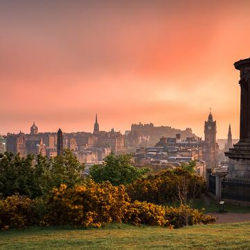 View over Edinburgh from Calton Hill, United Kingdom
