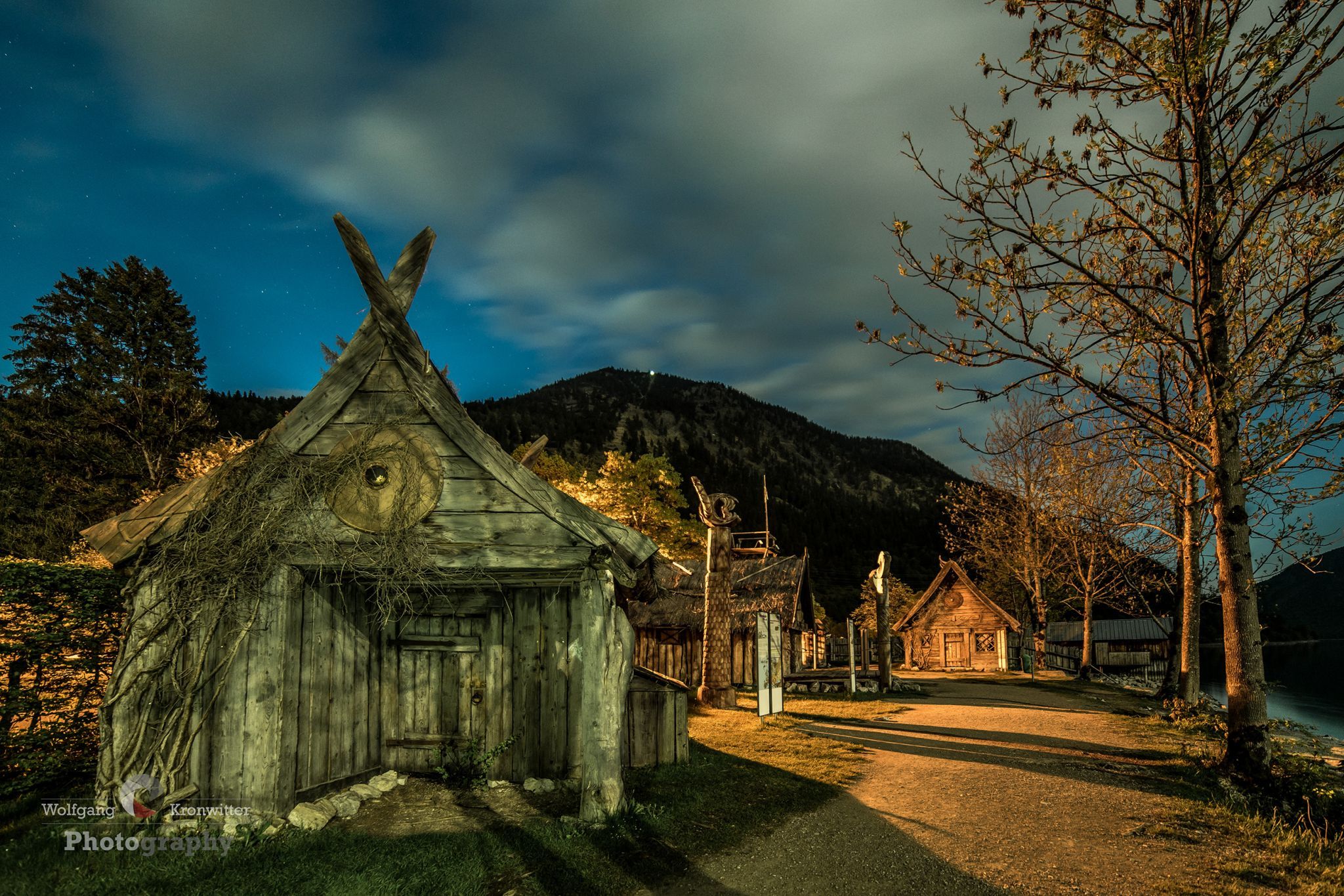 Wikingerdorf Walchensee, Bavaria, Germany