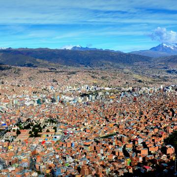 Another view of La Paz, Bolivia