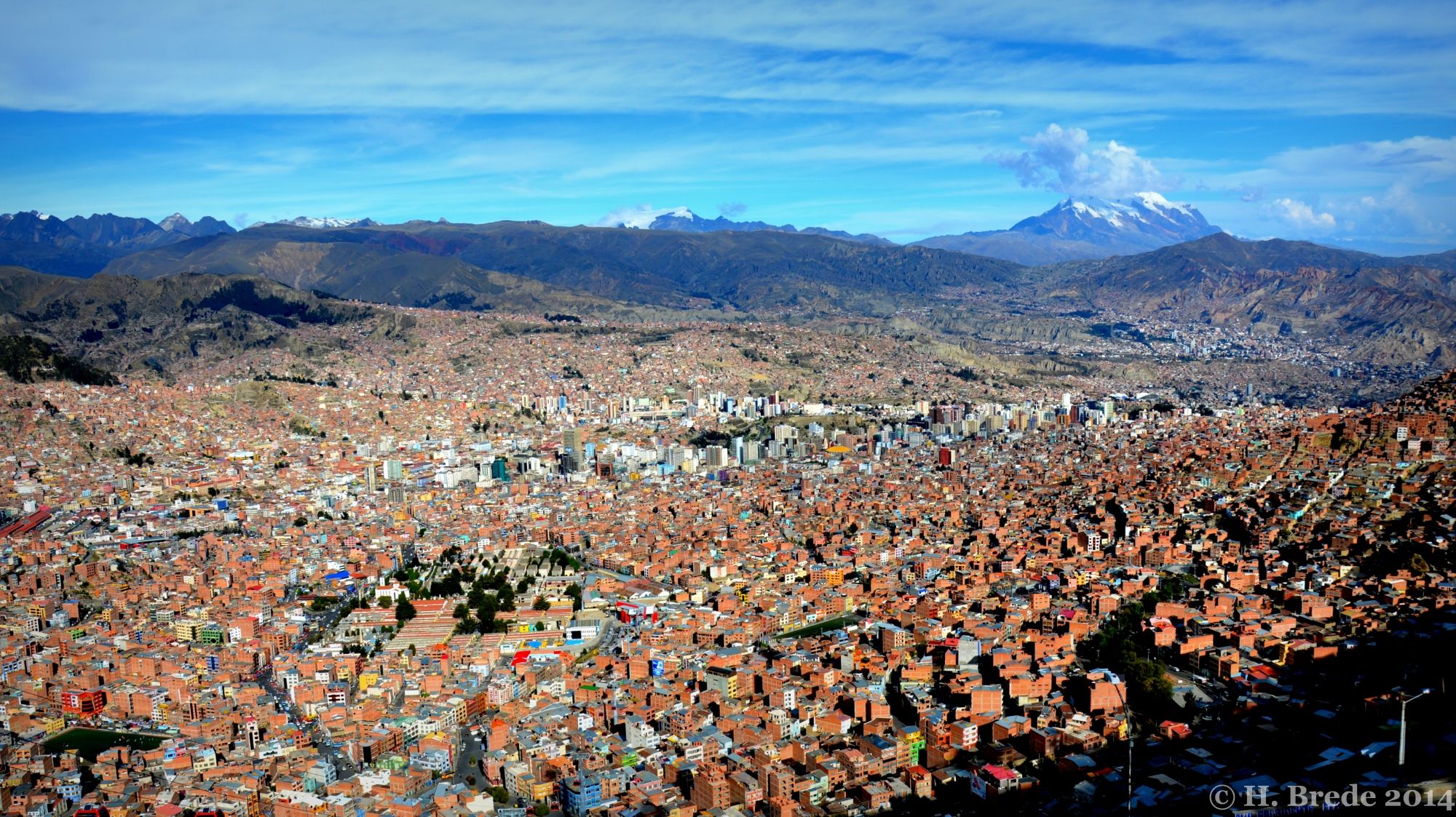 Another view of La Paz, Bolivia