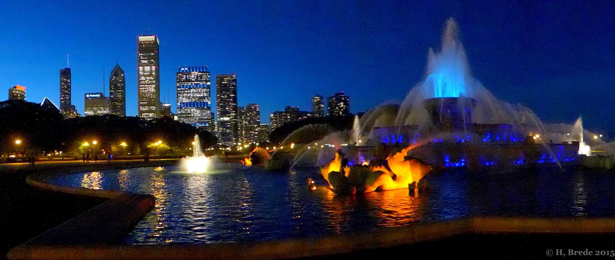 Blue Hour in Chicago, USA