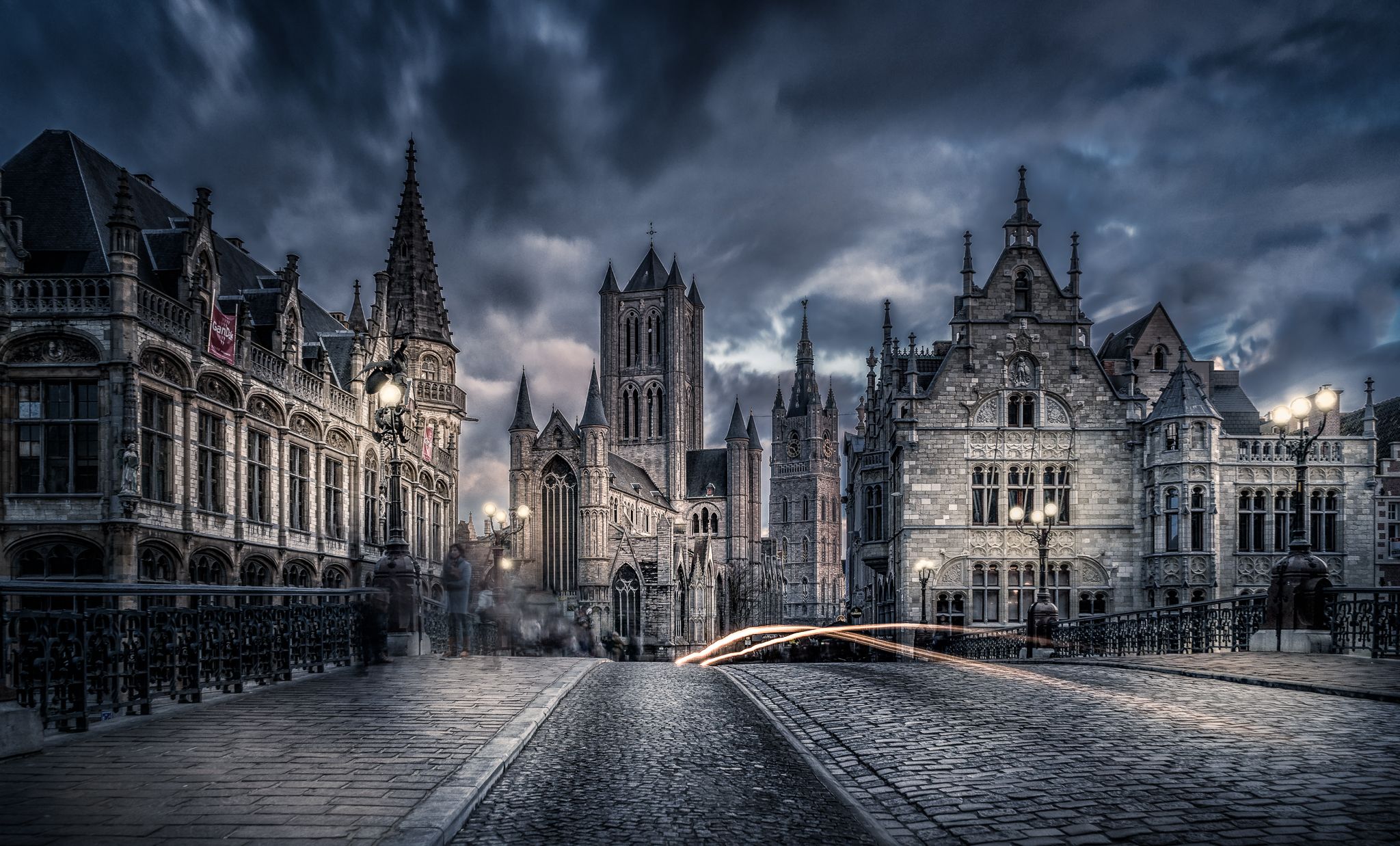 Bridge St-Michiels, Ghent, Belgium