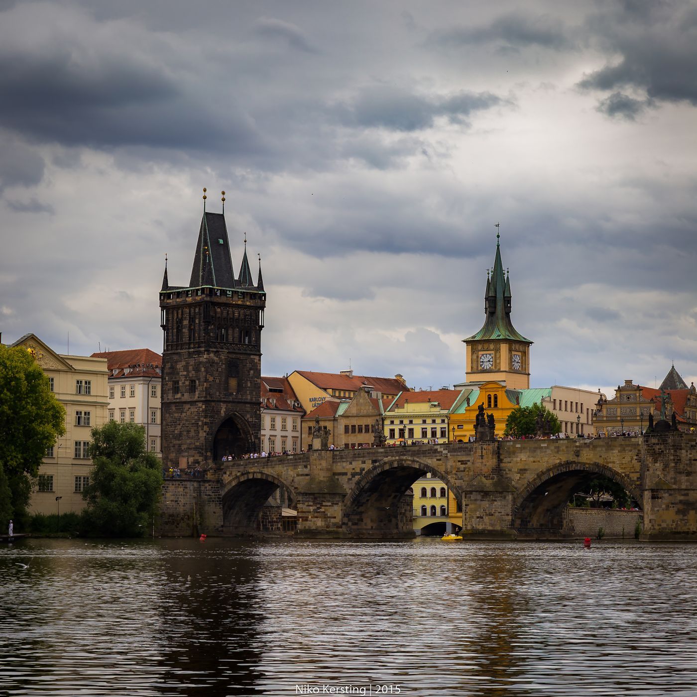 Charles Bridge and Royal Castle, Praque, Czech Republic
