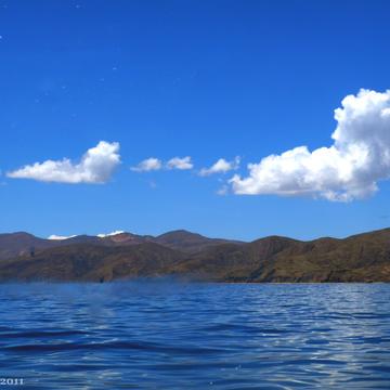 Clouds on Lake Titicaca, Peru