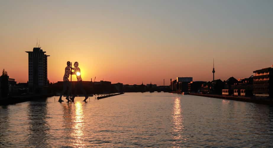 View from the Elsenbridge, Berlin