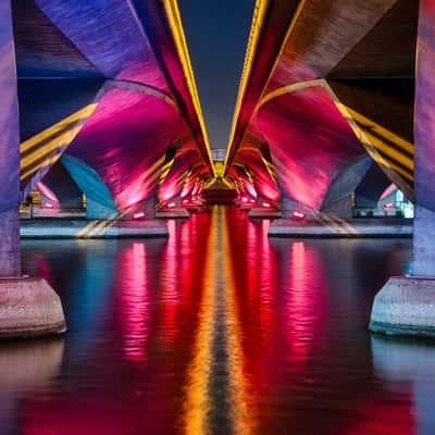 Esplanade & Jubilee Bridge Reflection, Singapore