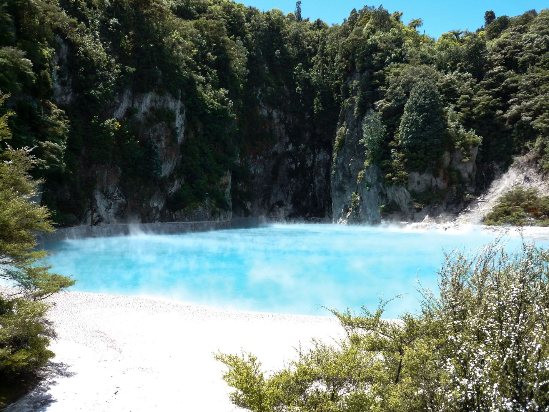 Frying Pan Lake, New Zealand