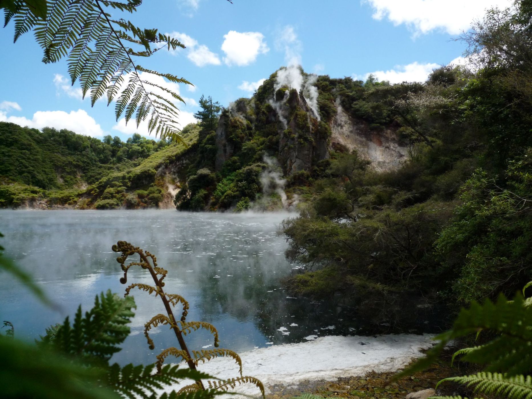 Frying Pan Lake, New Zealand