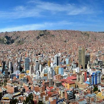 View over La Paz, Bolivia