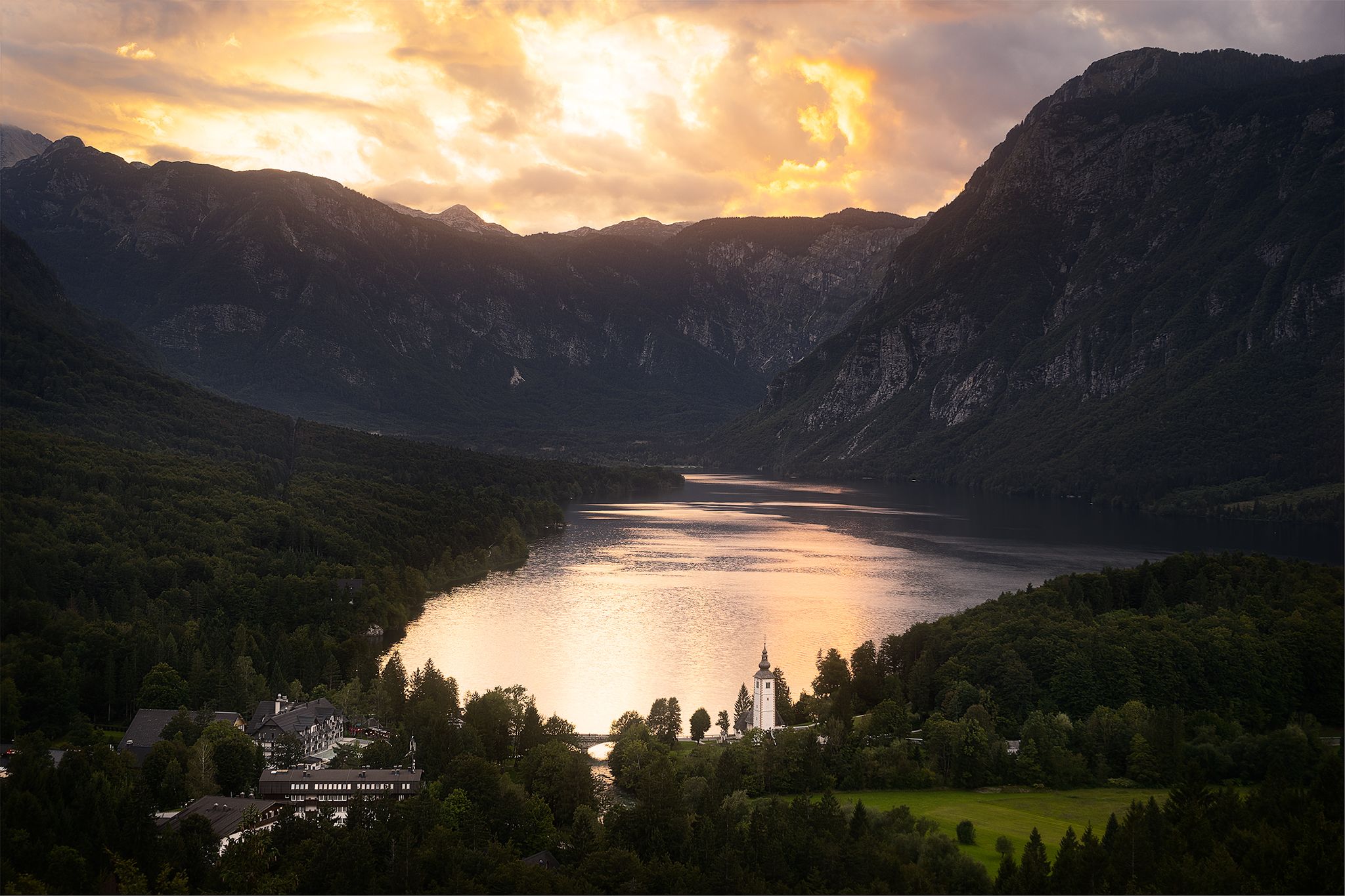 Lake Bohinj view point, Slovenia