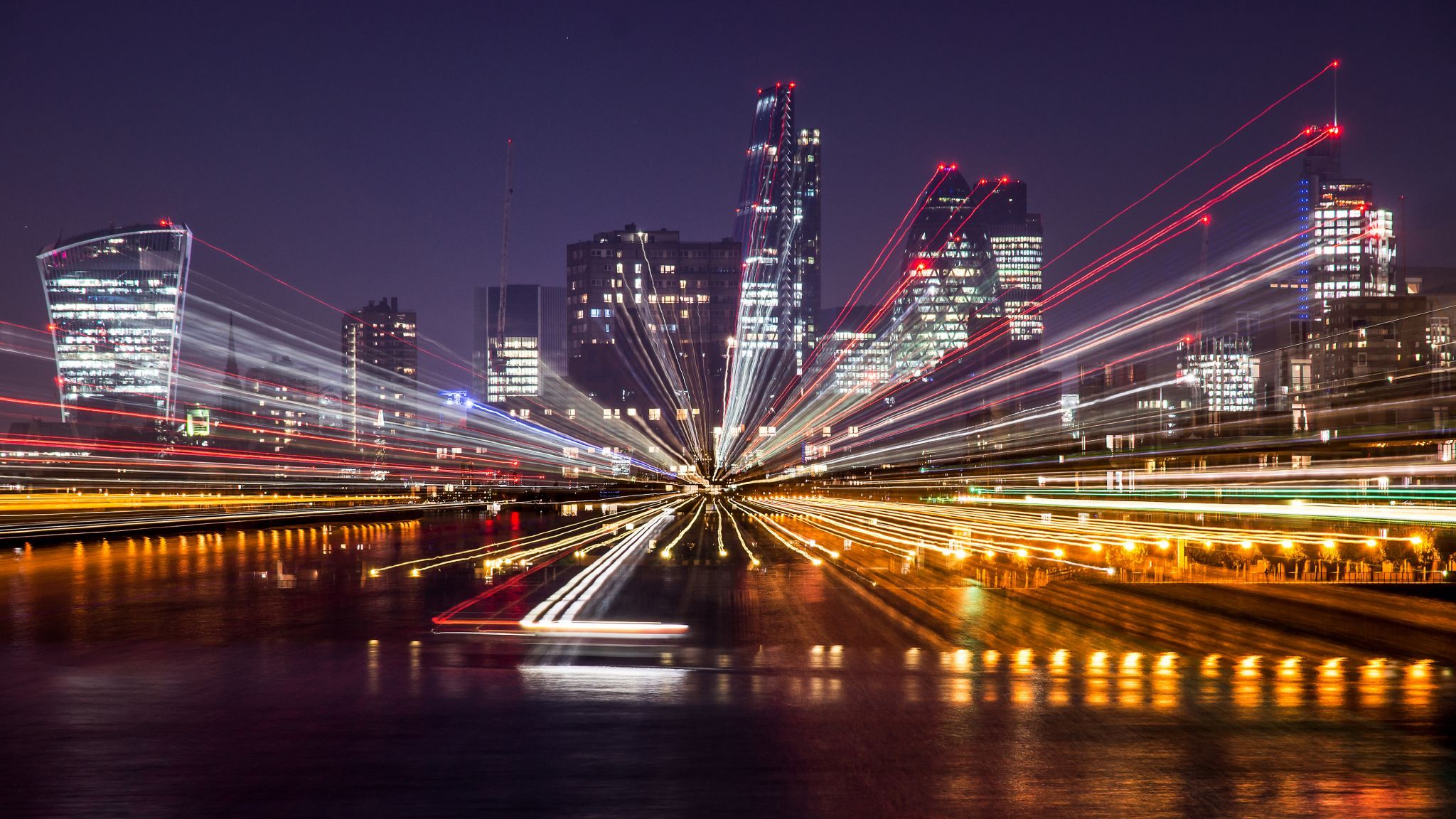 London Skyline from Isle of Dogs, United Kingdom