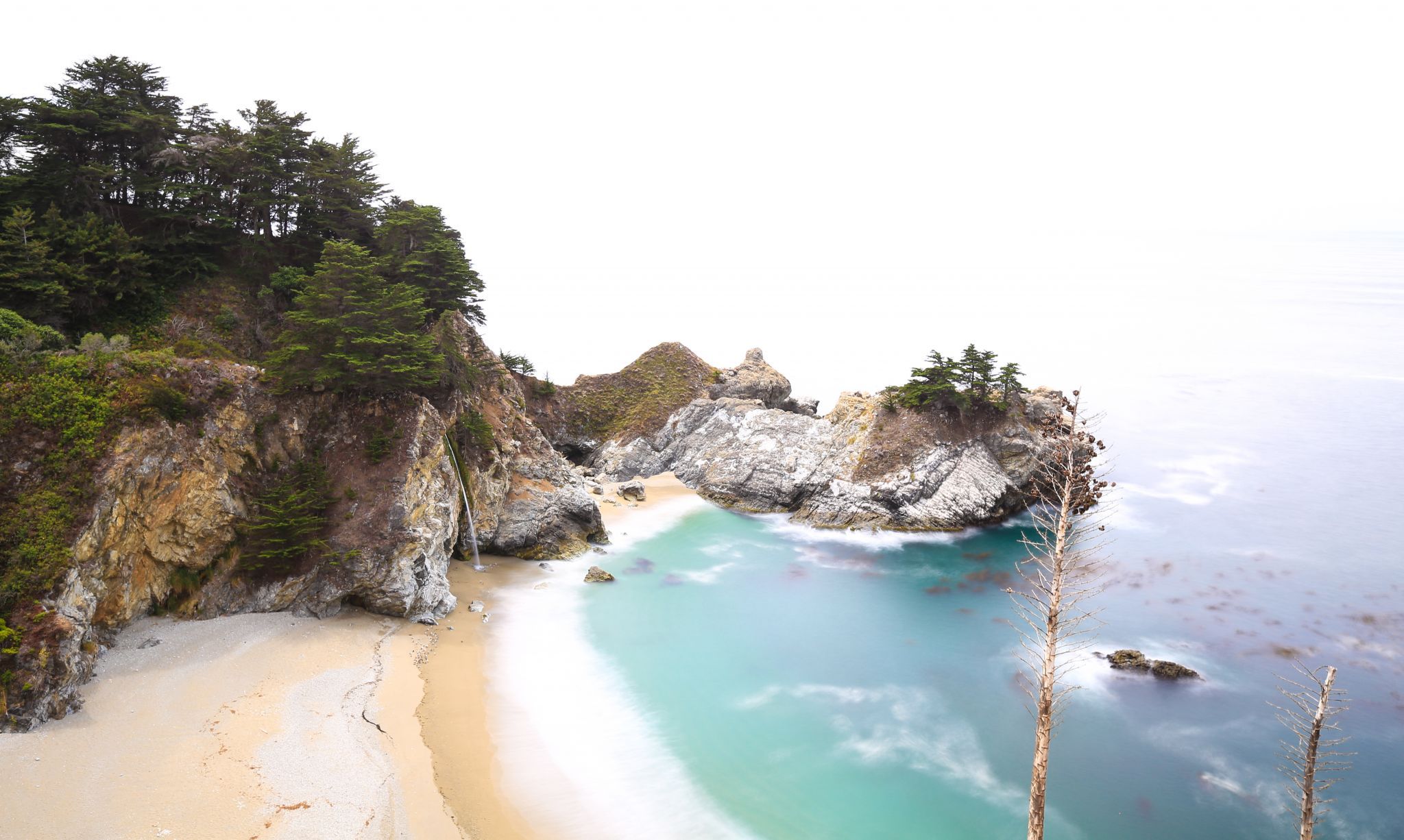 McWay Beach and Falls, USA