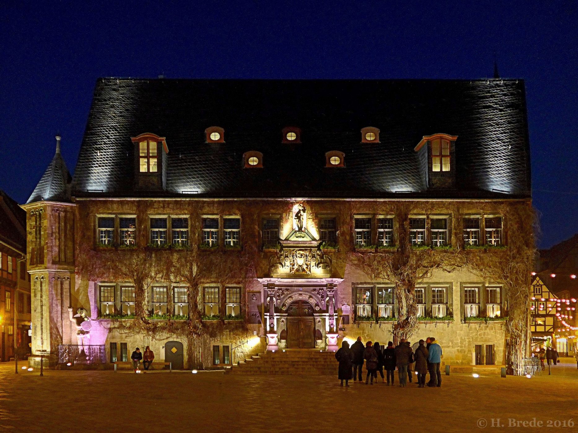 Night at Quedlingburg, Germany