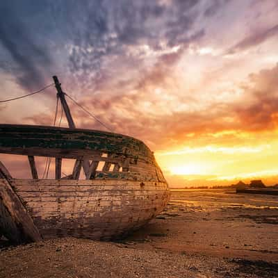 Old boats, France