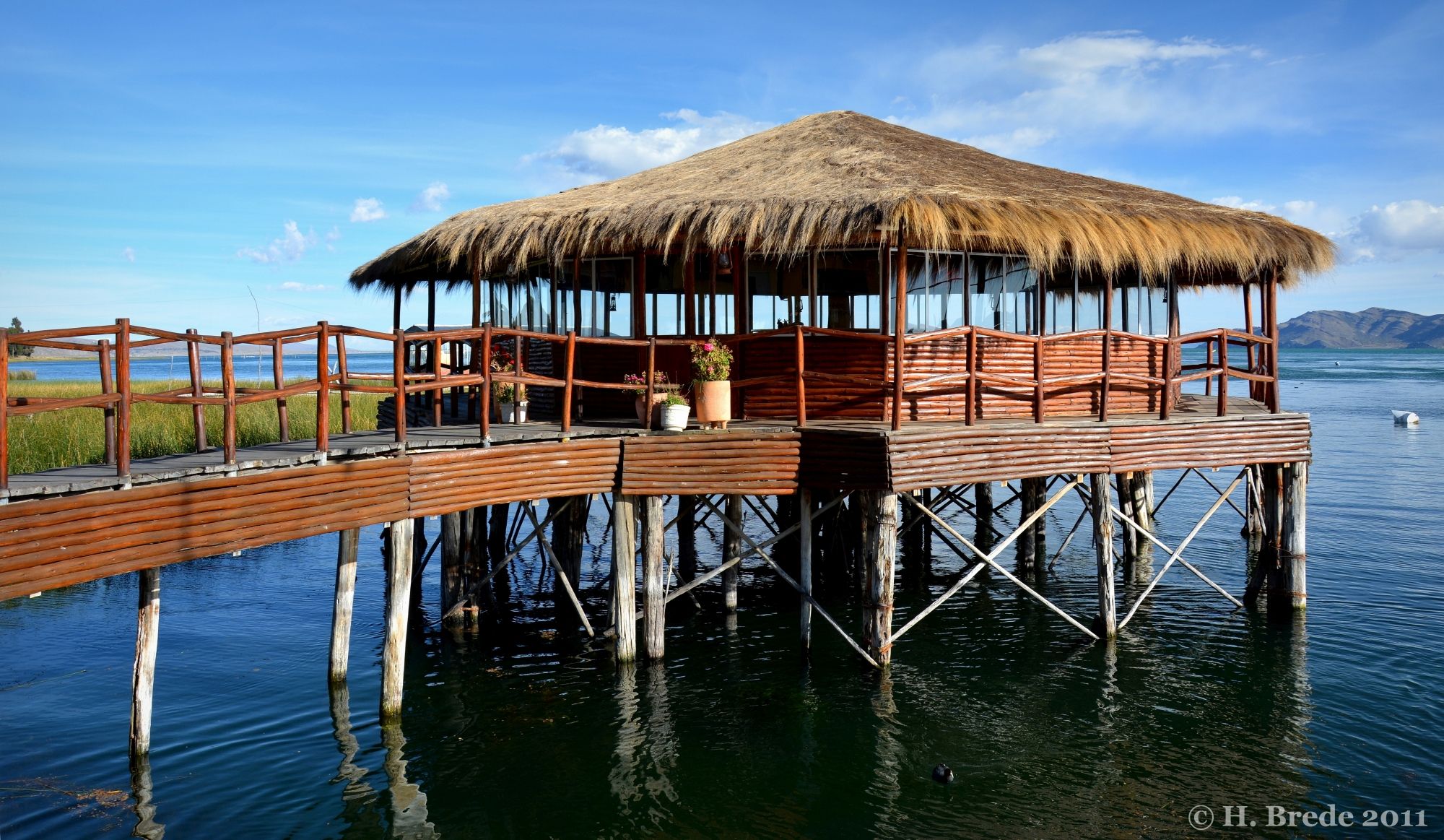 On Lake Titicaca, Peru