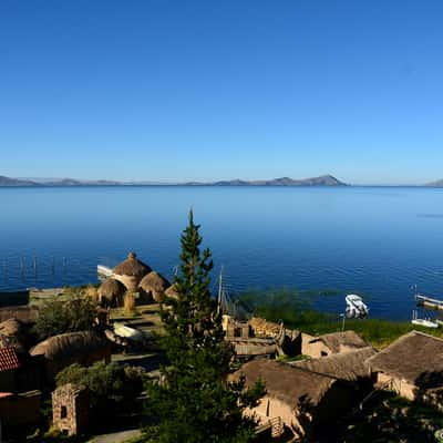 On Lake Titicaca, Peru