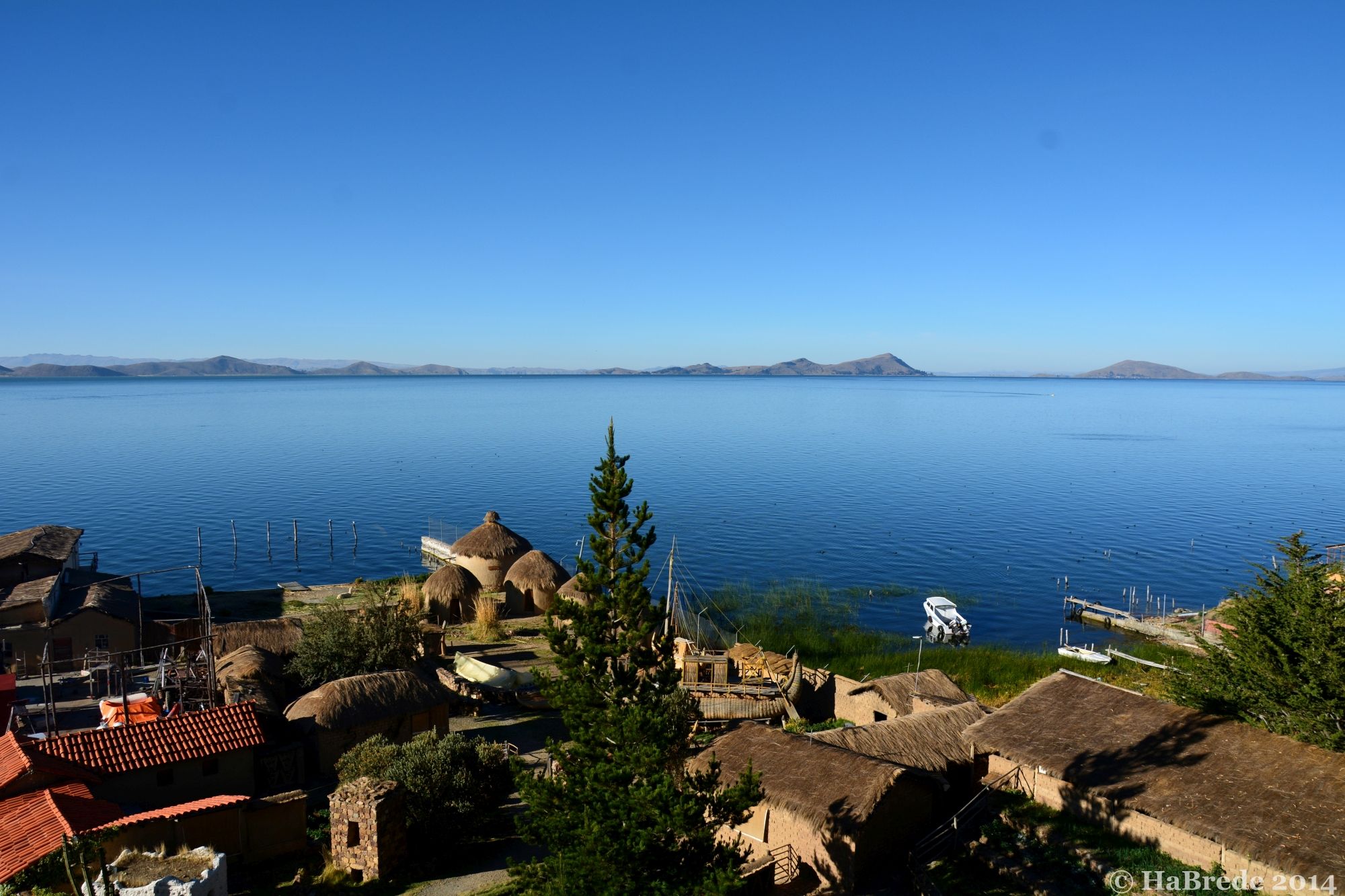 On Lake Titicaca, Peru